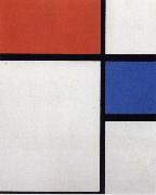 Piet Mondrian Composition NO.ii Composition with Blue and Red oil painting
